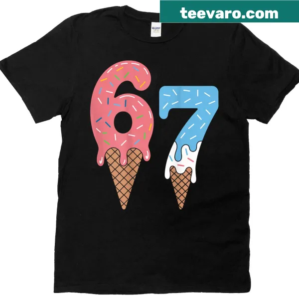 Retro Funny Six Seven Meme shirt celebrating internet culture.