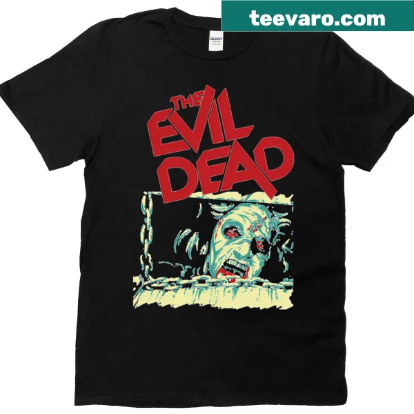 Vintage Evil Dead t-shirt featuring horror imagery