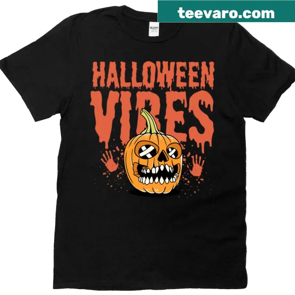 Fun t-shirt celebrating the vibes of Halloween