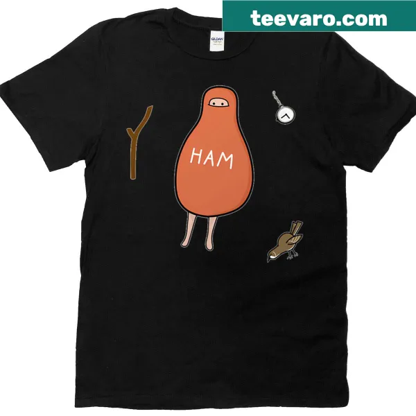 Funny t-shirt referencing 'Ham To Kill A Mockingbird' for Halloween