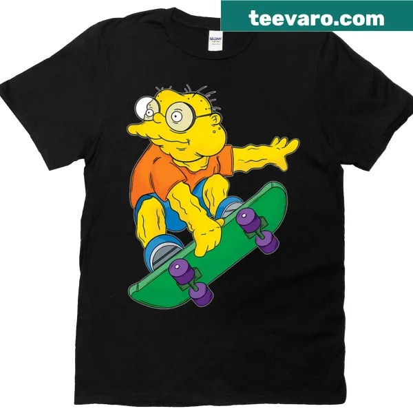 Humorous graphic of Hans Moleman from The Simpsons on a t-shirt