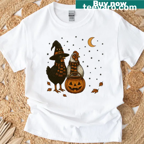 Cheerful Happy Halloween shirt with playful graphics and festive message