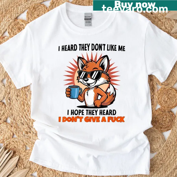 Edgy typography t-shirt with bold text about not caring what others think.