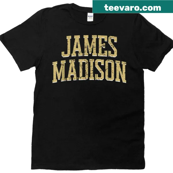 Vintage James Madison T-shirt with a nostalgic throwback design.