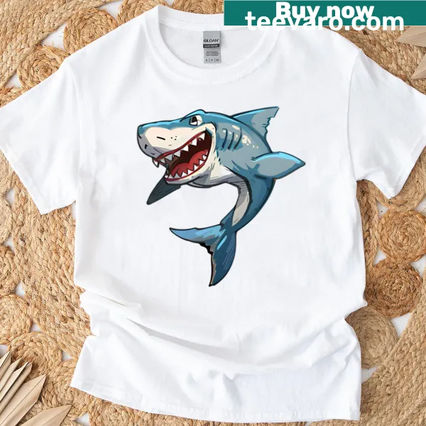 Intriguing illustration of a jolly character with dark elements on a T-shirt