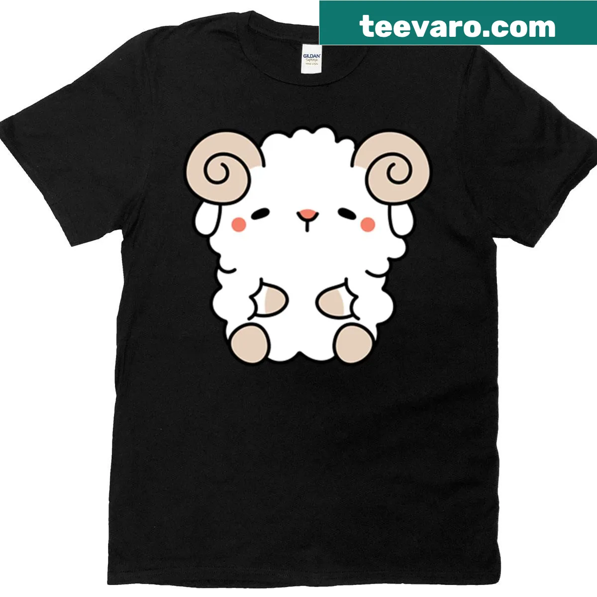 Kawaii aesthetic shirt with cute art design — on a men's t-shirt