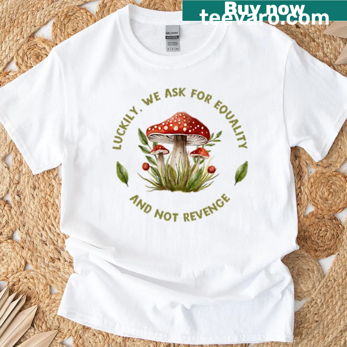 Inspirational equality graphic tee promoting a positive message — on a men's t-shirt