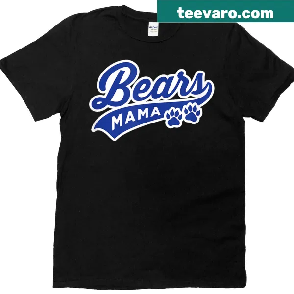Mom shirt with 'Mama Bears Cherry Creek Softball' text