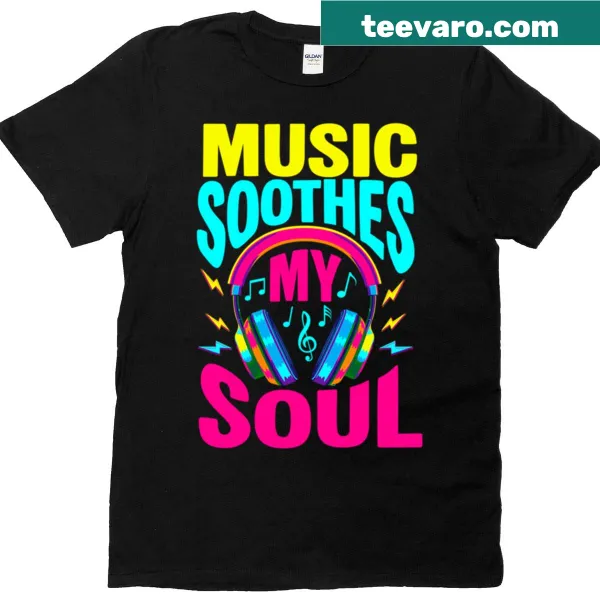 Retro vintage musician shirt celebrating the love of music