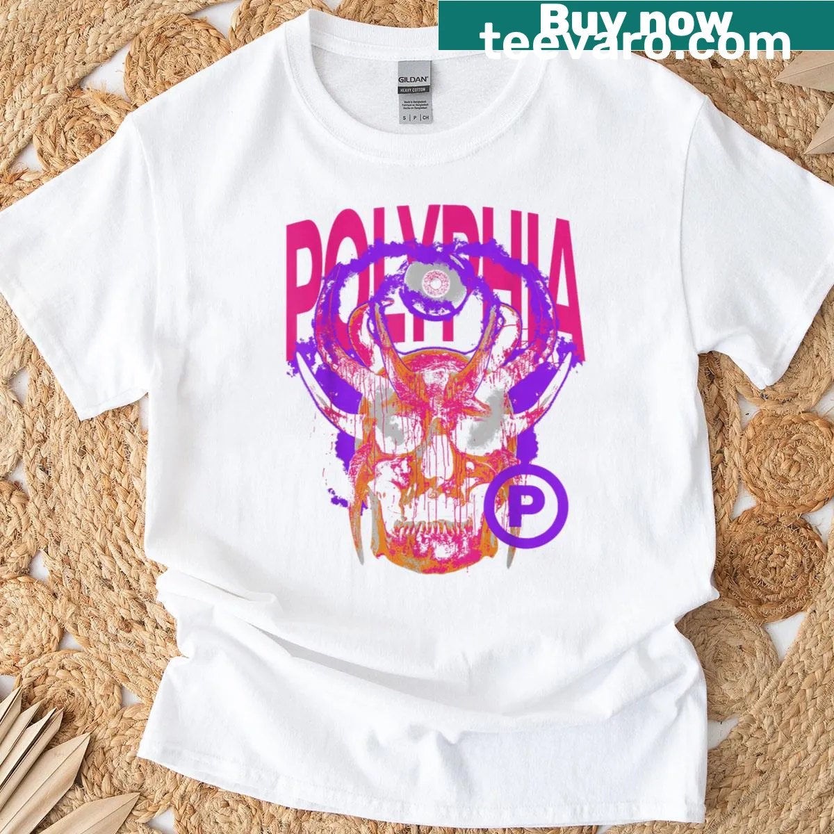 Edgy t-shirt featuring a skull graphic inspired by music — on a men's t-shirt