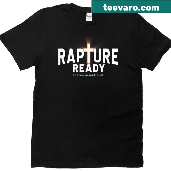 Inspirational faith T-shirt with 'Jesus Is Returning' text