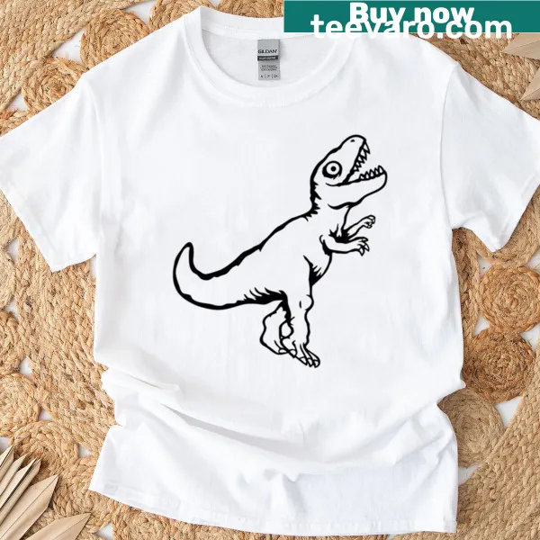 Funny T-rex shirt with crazy eyes design