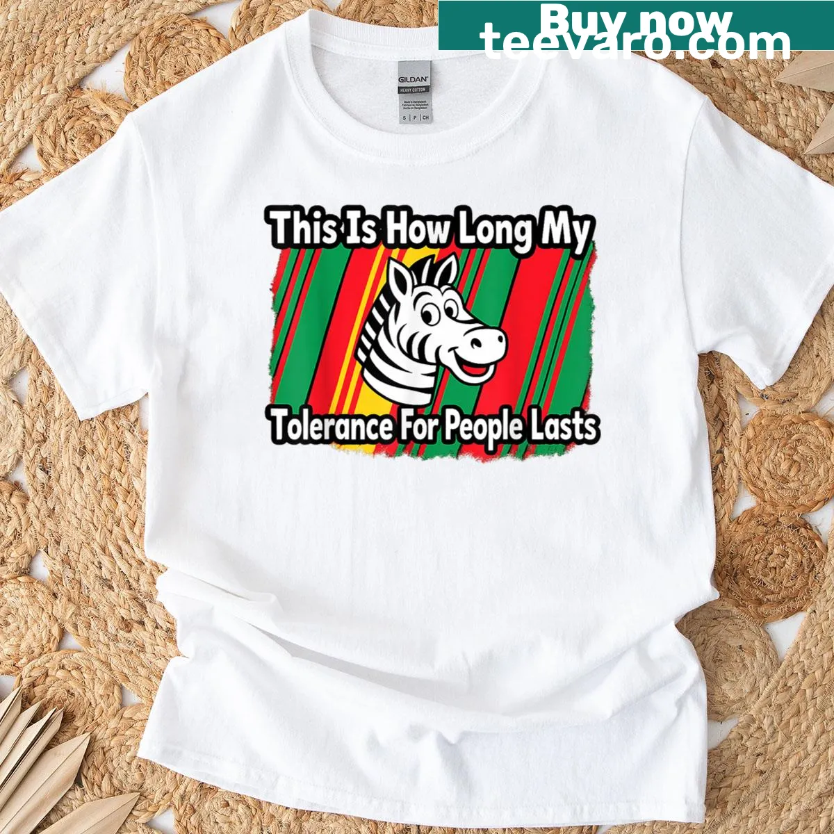 Sarcastic tolerance saying on a T-shirt — on a men's t-shirt