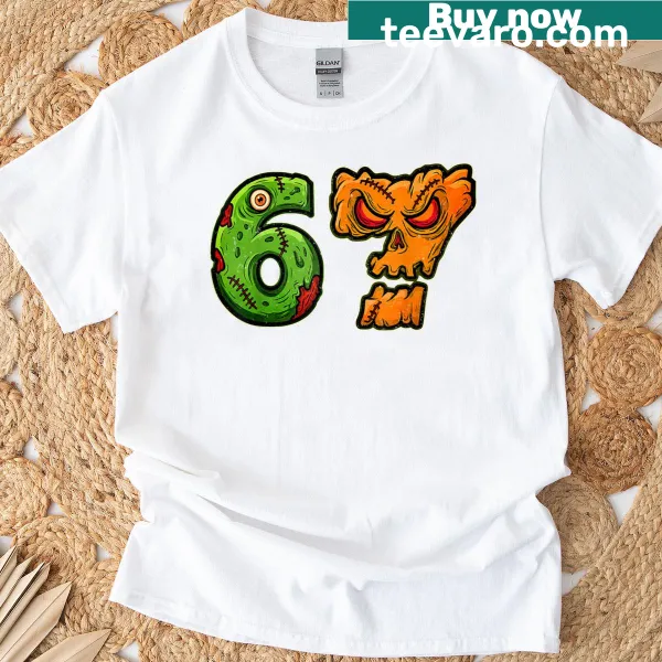 Zombie pumpkin Halloween meme t-shirt