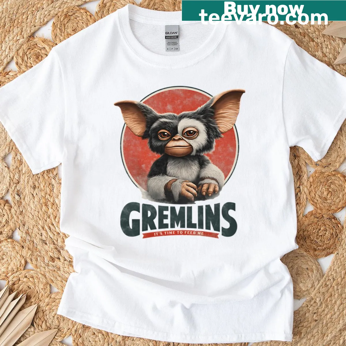 Funny vintage t-shirt about 80s Christmas horror movies — on a men's t-shirt