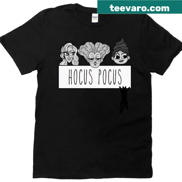 Vintage Halloween T-shirt with witches and magic graphic