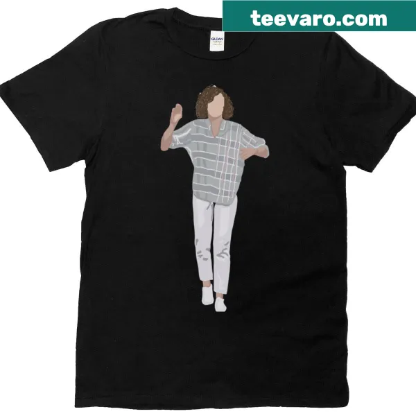 Adorable design of a baby dancing on a kids' T-shirt