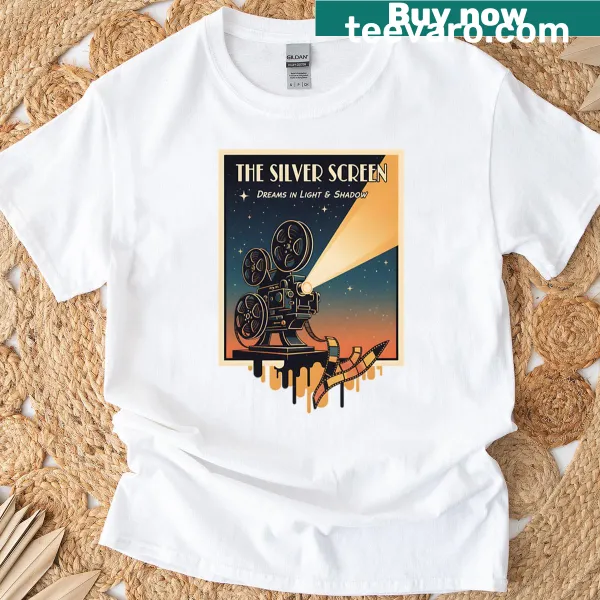 T-shirt celebrating cinema for movie lovers