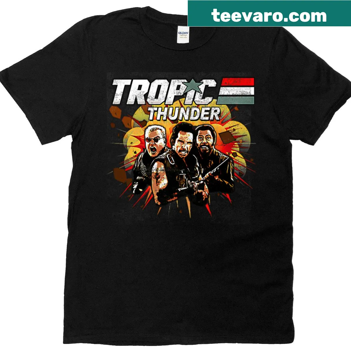 Funny T-shirt celebrating comedy and satirical films — on a men's t-shirt
