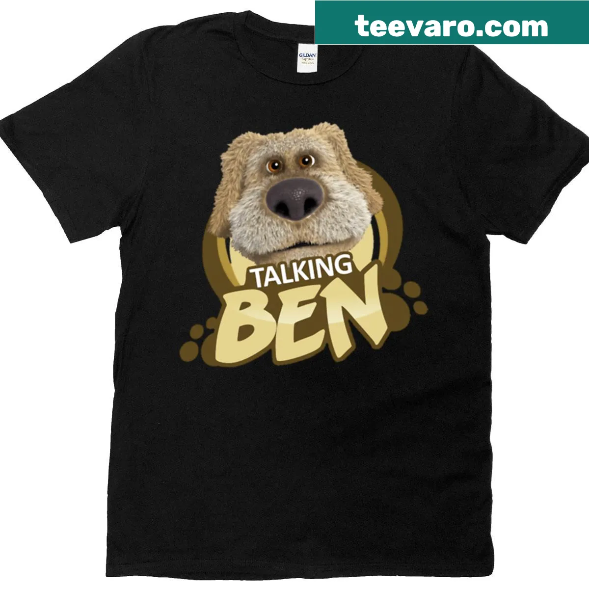 Whimsical text design celebrating Wallace and Gromit on a T-shirt — on a men's t-shirt