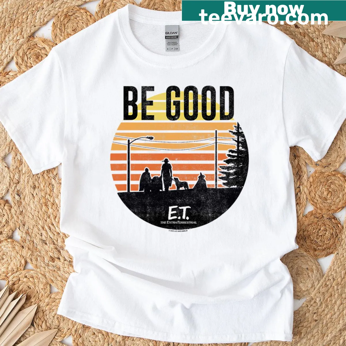 90s retro character themed vintage movie t-shirt — on a men's t-shirt