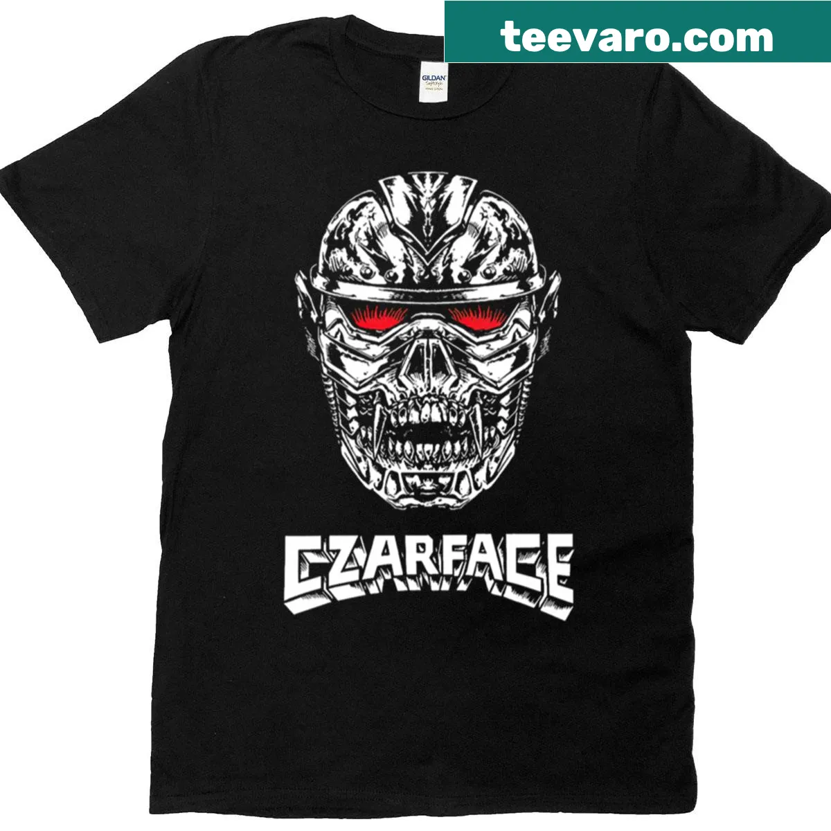Czarface Merch t-shirt with bold typography — on a men's t-shirt