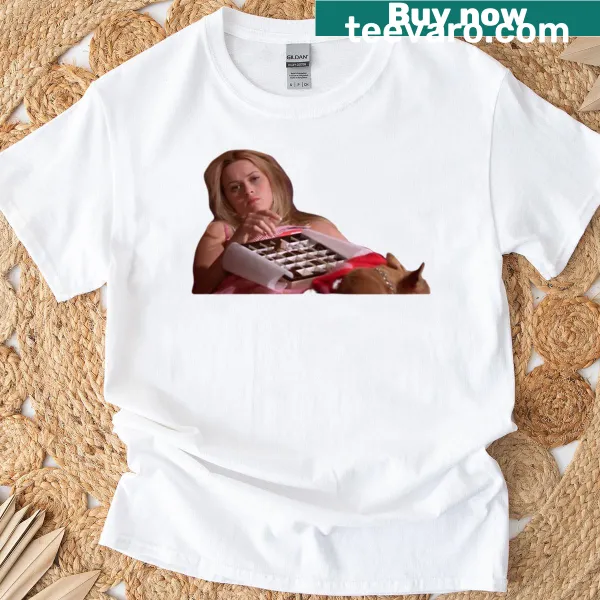 Typography T-shirt inspired by Elle Woods from Legally Blonde.