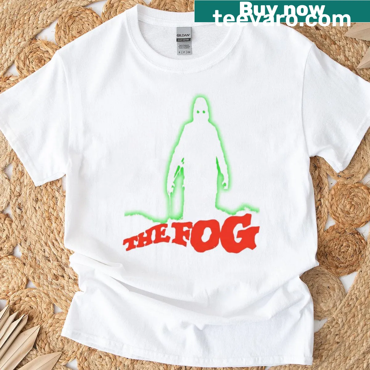Vintage-style T-shirt featuring multiple classic horror movie monsters — on a men's t-shirt