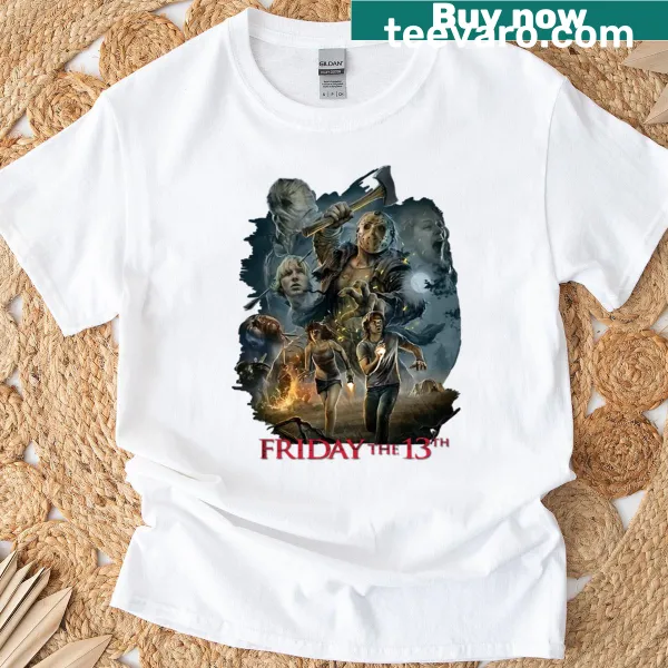 Horror-themed T-shirt inspired by Friday The 13th