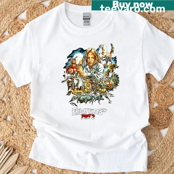 Friday the 13th themed T-shirt with horror graphic