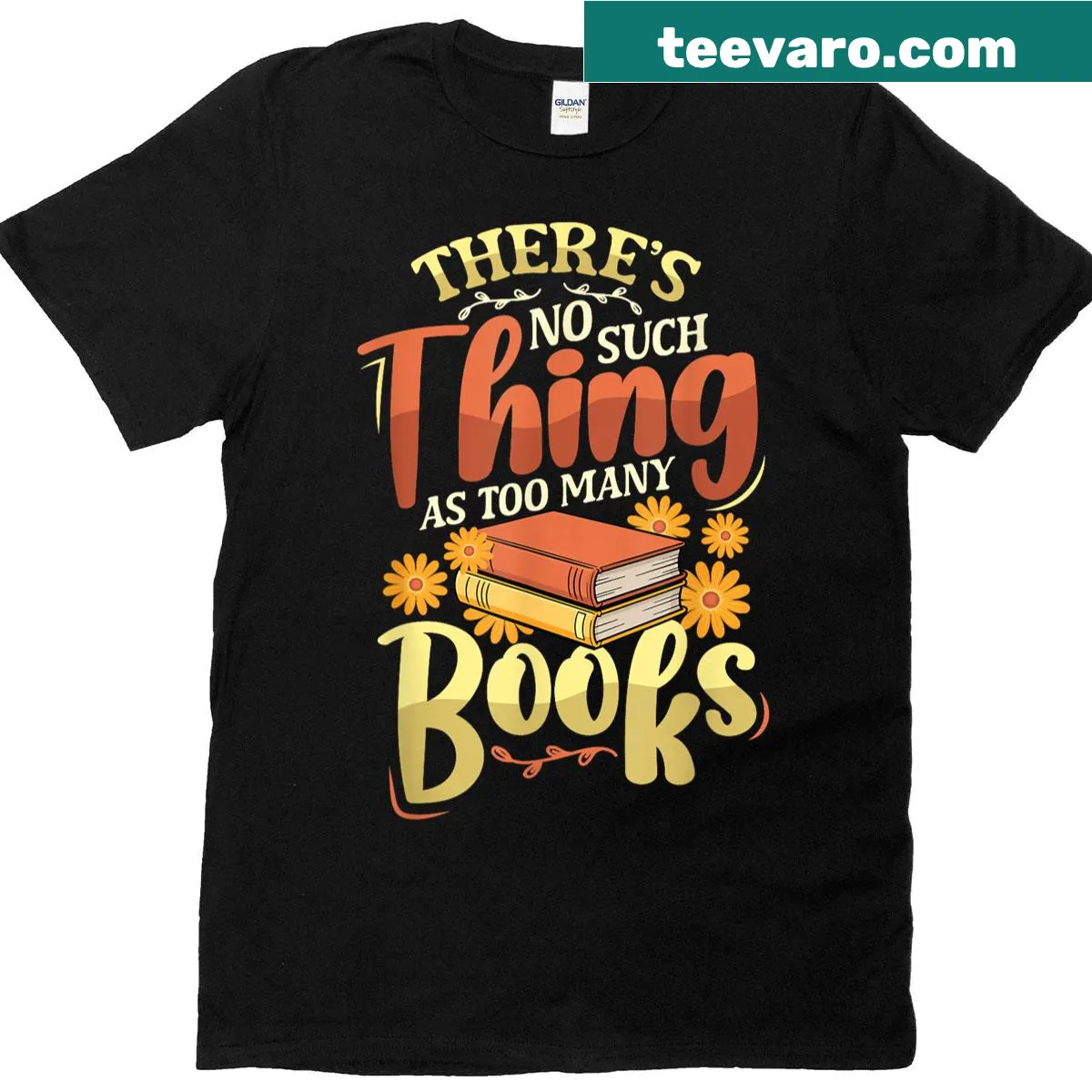 Humorous shirt for book lovers, featuring playful text about reading — on a men's t-shirt