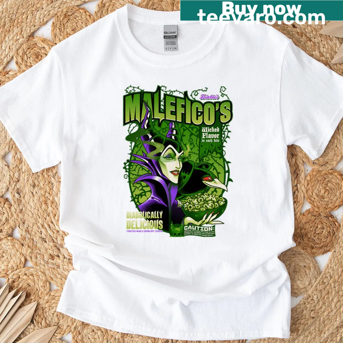 Vintage villain cartoon design for Halloween on T-shirt — on a men's t-shirt