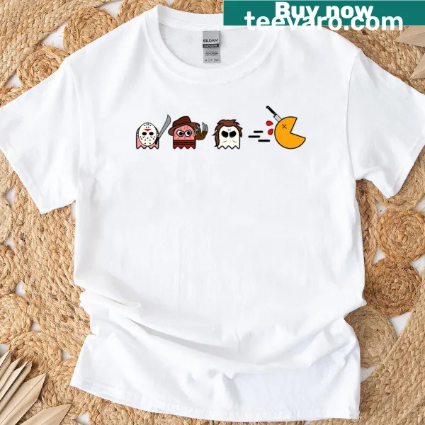 Ghosts parody t-shirt with retro gaming theme