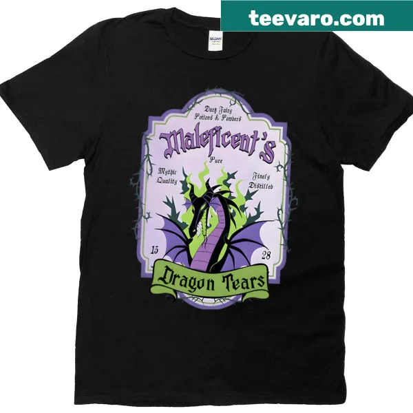 Vintage Halloween T-shirt with cartoon movie villains illustration