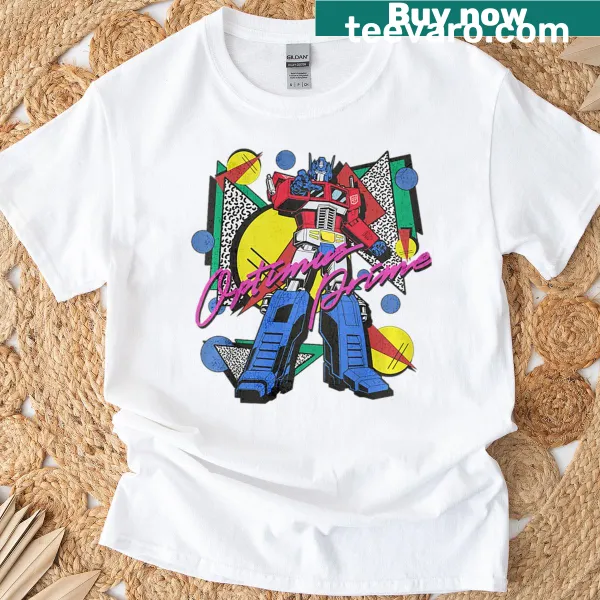 Funny vintage robot cartoon t-shirt inspired by 90s movies