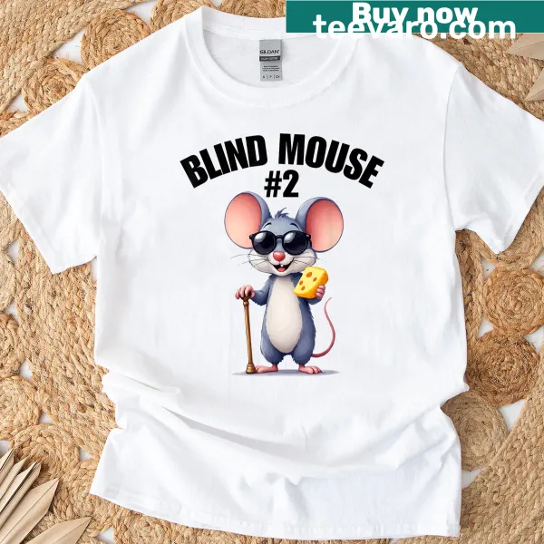 T-shirt featuring a funny Three Blind Mice design for Halloween