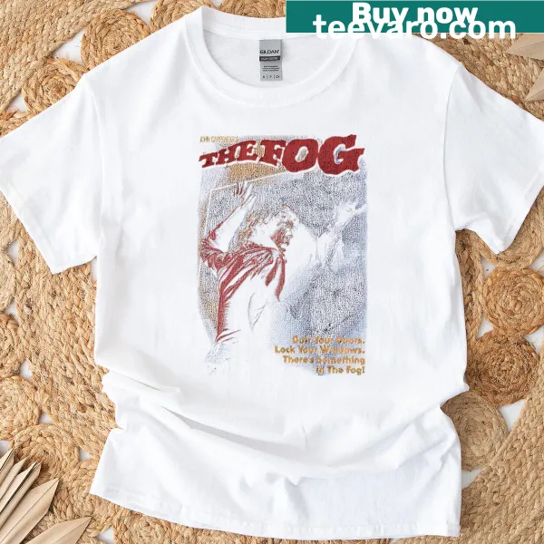Vintage-style T-shirt featuring retro ghost and monster movie graphics