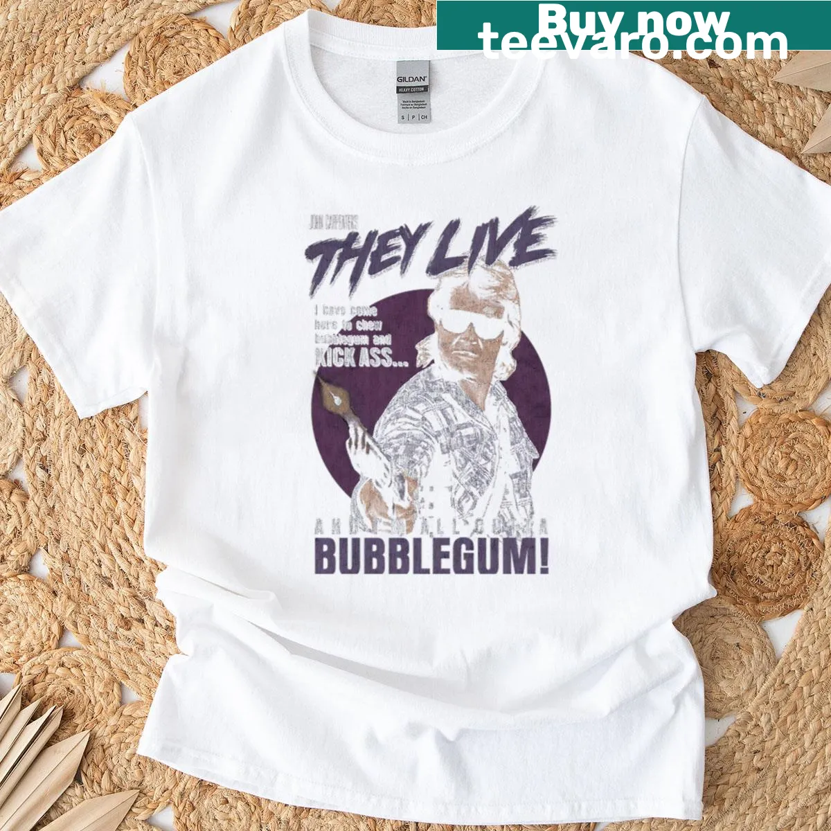 Vintage horror movie t-shirt featuring 80s and 90s ghost film elements — on a men's t-shirt