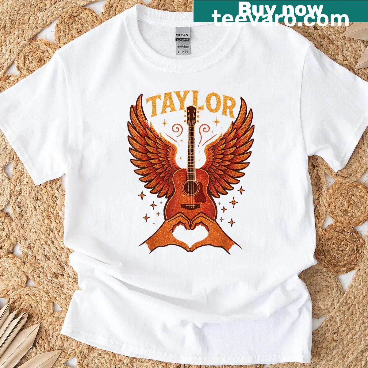 Personalized retro-style T-shirt featuring the name Taylor — on a men's t-shirt