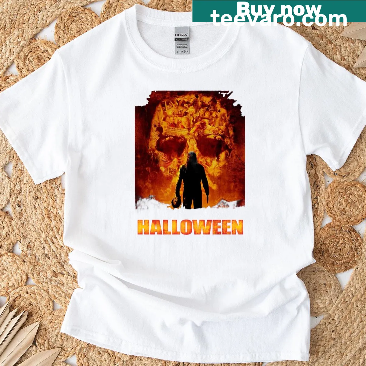 Nostalgic Halloween design T-shirt from 2007 — on a men's t-shirt