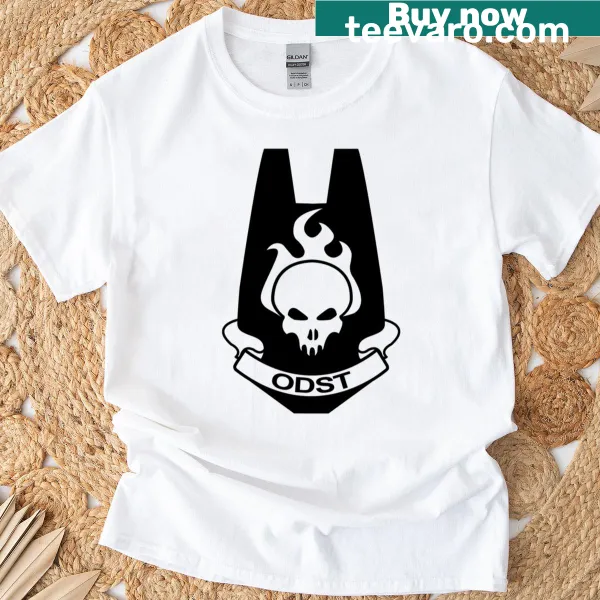 Graphic black t-shirt featuring bold Helljumper design