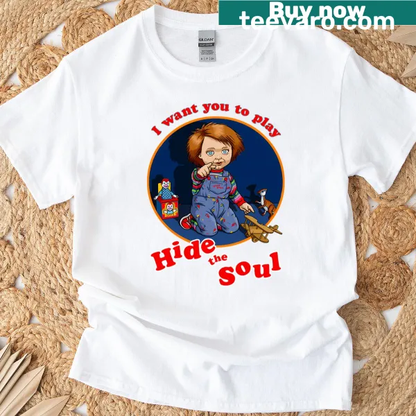 Graphic t-shirt with the phrase 'Hide The Soul' in a bold design