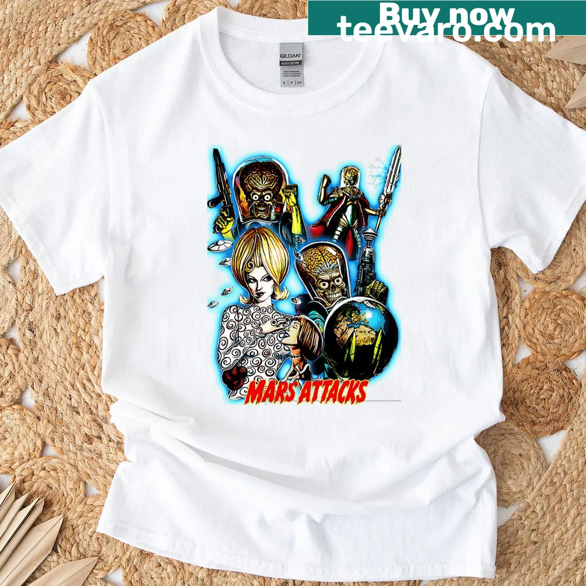 Vintage Horror Movie Logo T-shirt celebrating classic horror — on a men's t-shirt