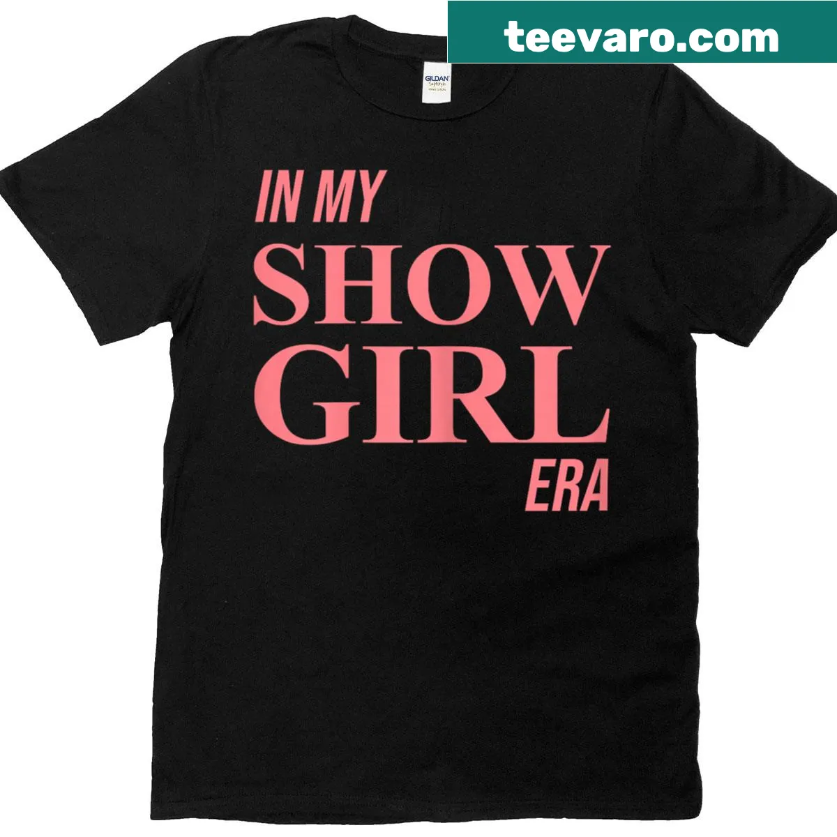 Empowering T-shirt with 'In My Show Girl Era' for women — on a men's t-shirt