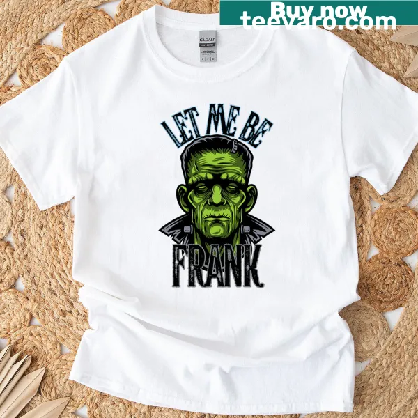 Humorous Frankenstein themed design on a t-shirt