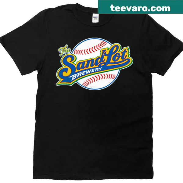 Vintage-style t-shirt celebrating baseball with 'Best Sandlot' text