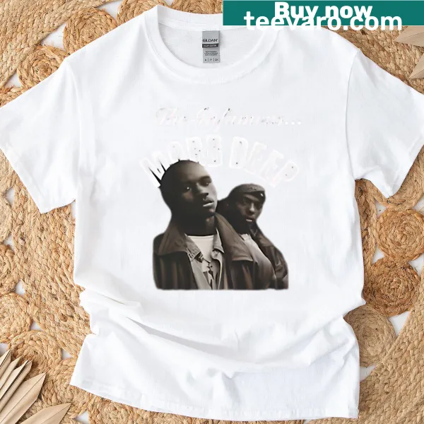 Graphic tribute to Mobb Deep on T-shirt
