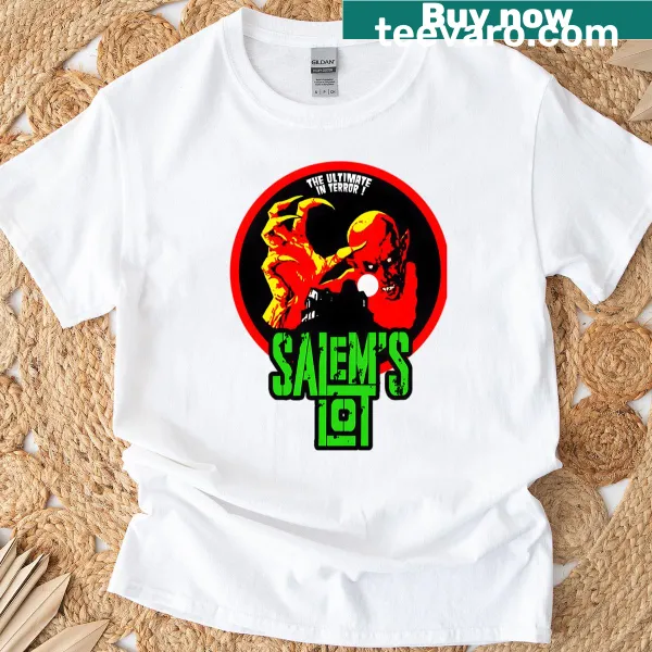 Vintage-style t-shirt with playful ghost graphics for Halloween.