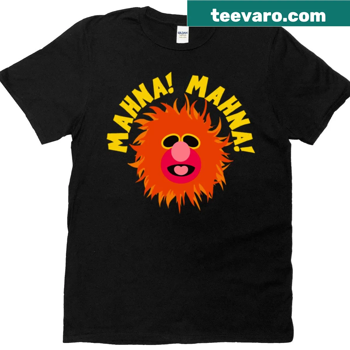 T-shirt featuring the Muppets Mahna Mahna graphic. — on a men's t-shirt