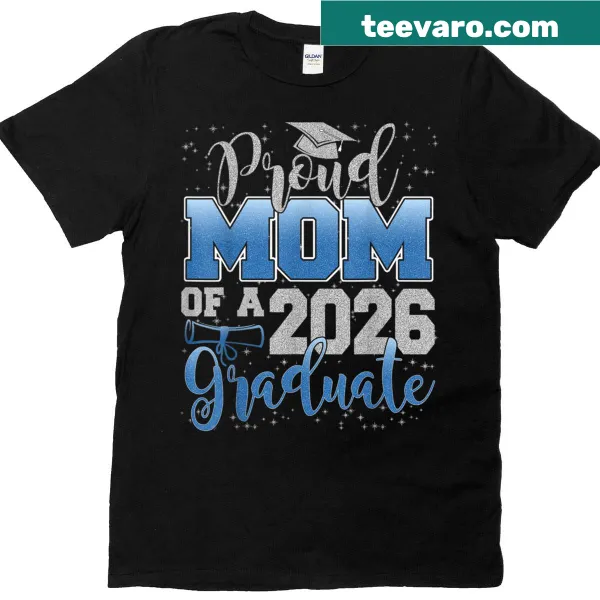 Graduation-themed T-shirt for proud moms of graduates